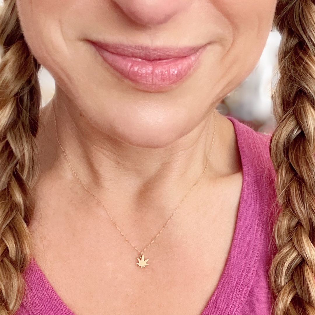 420 Necklace in 14k Gold - Mazi New York-jewelry