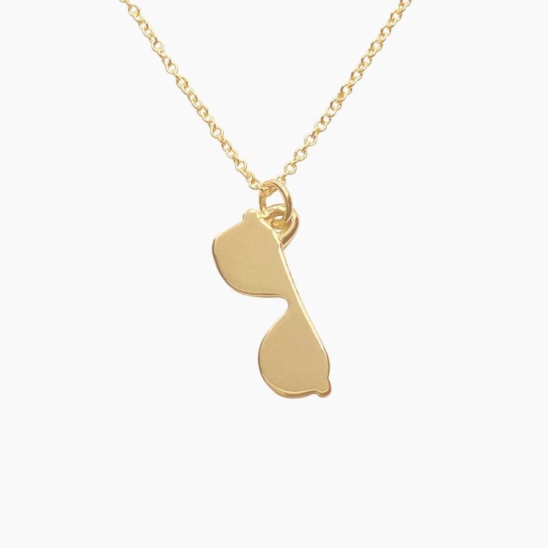 Aviator Sunglasses Necklace in 14k Gold - Mazi New York-jewelry