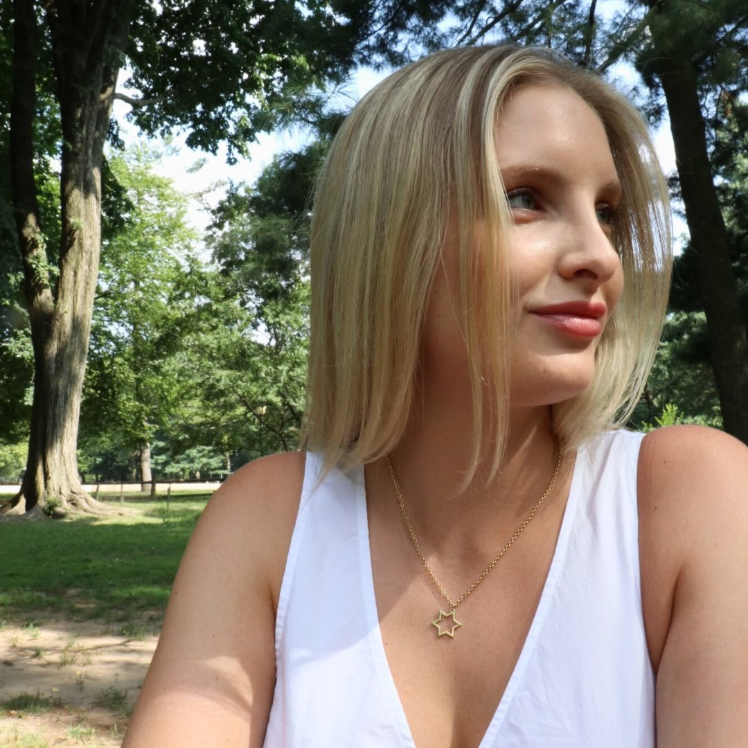 BIG Star of David Necklace in 14k Gold - Mazi New York - jewelry