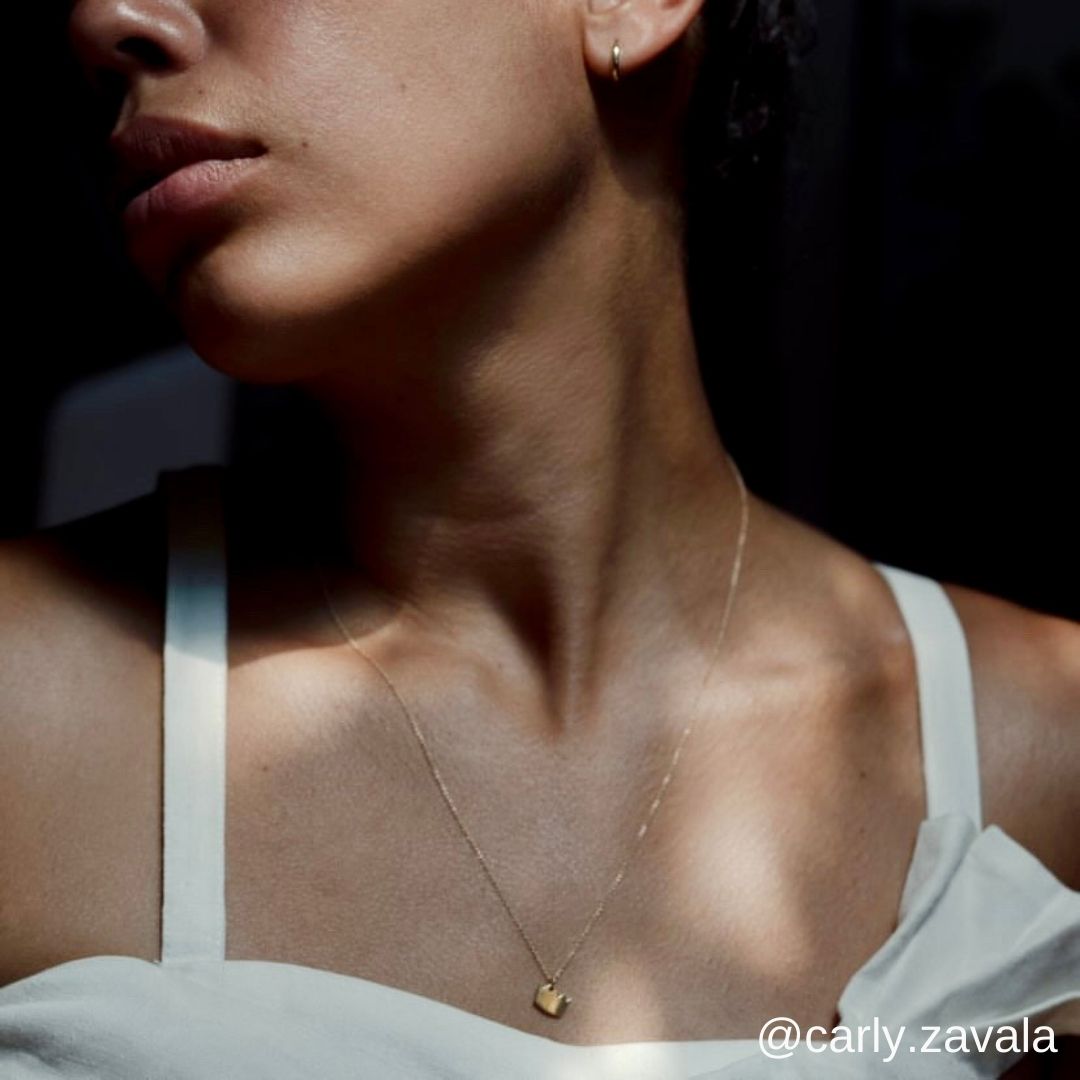 Crown Necklace in 14k Gold - Mazi New York-jewelry