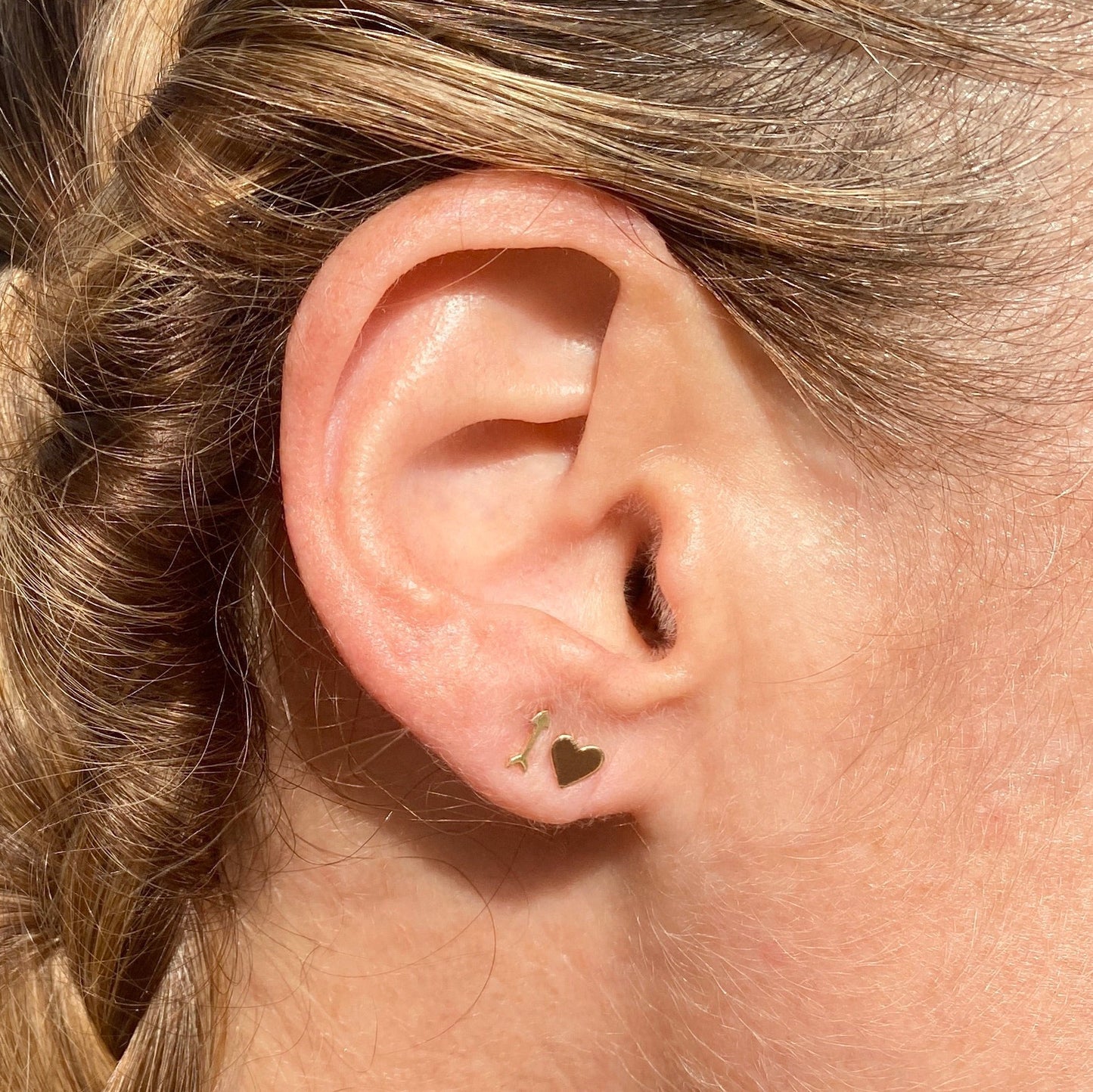 Cupid Earring Set in 14k Gold - Mazi New York-jewelry