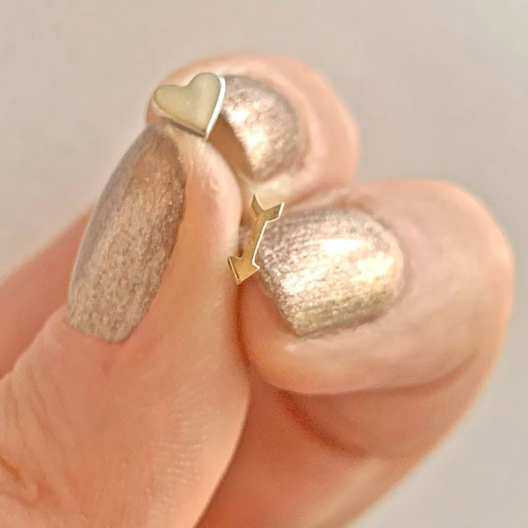 Cupid Earring Set in Sterling Silver - Mazi New York-jewelry