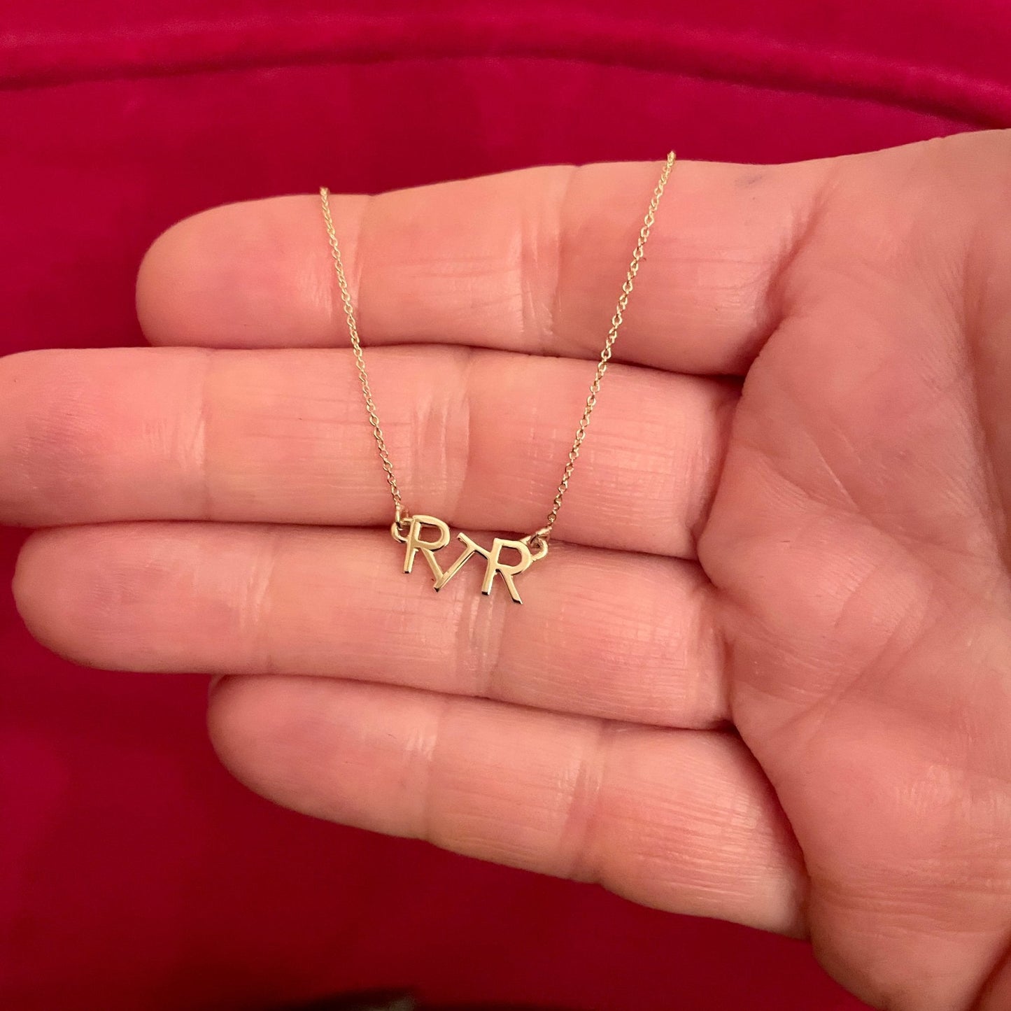RTR Necklace in 14k Gold - Mazi New York-jewelry