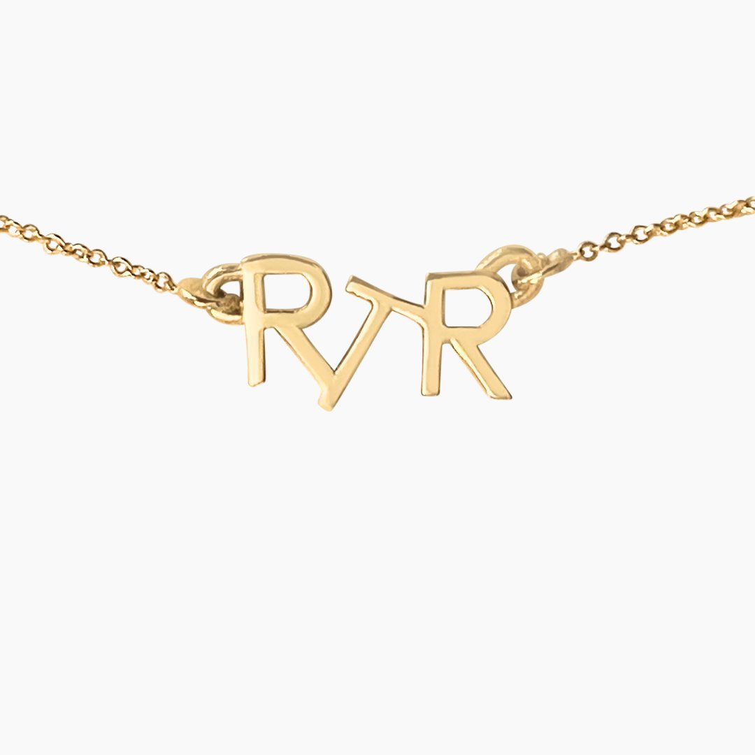 RTR Necklace in 14k Gold - Mazi New York-jewelry