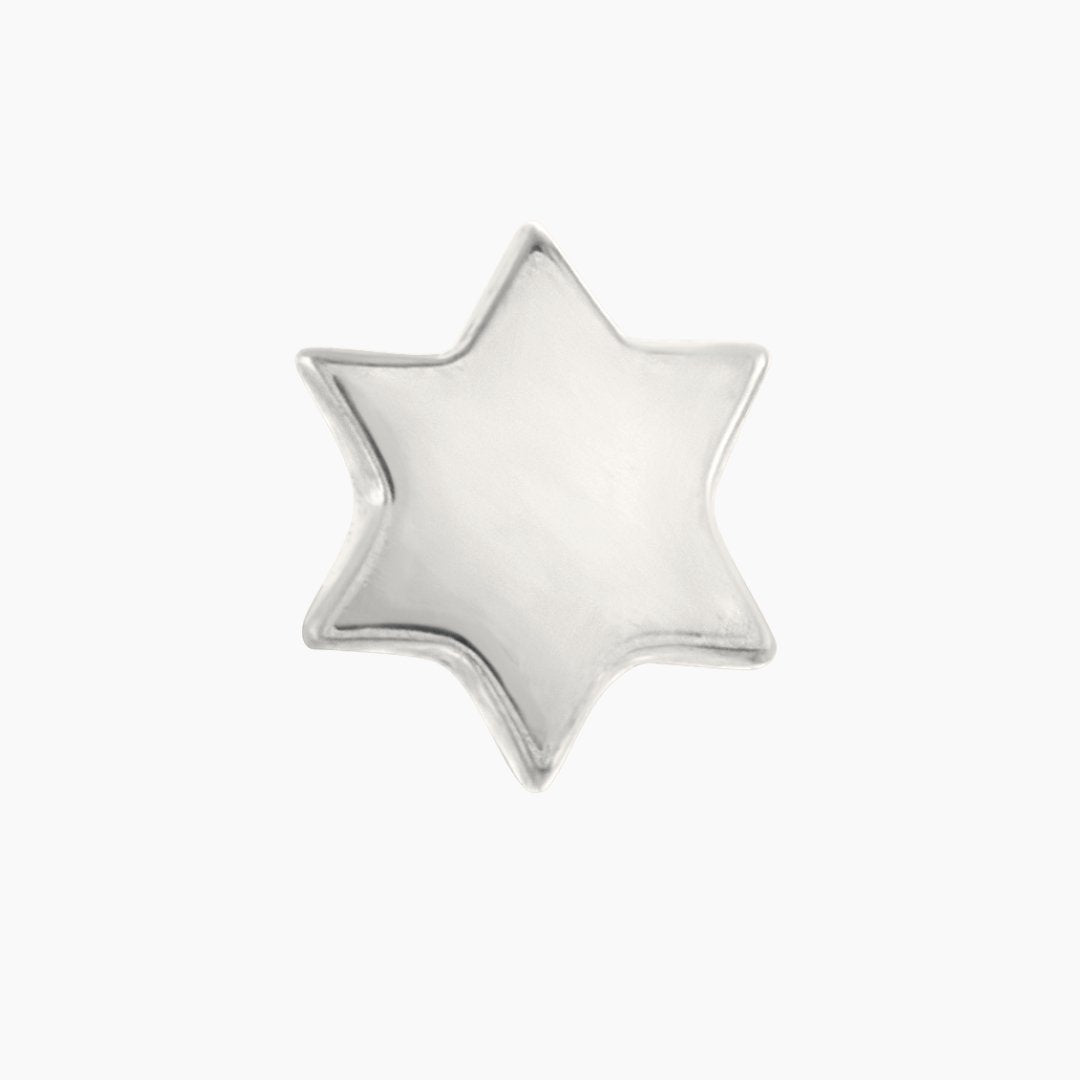 Star of David Earrings in Sterling Silver - Mazi New York Jewelry
