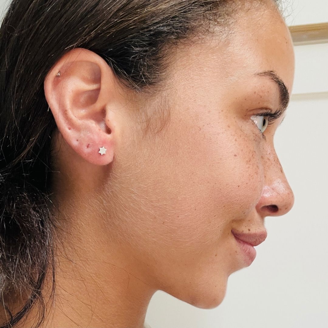 Star of David Earrings in Sterling Silver - Mazi New York Jewelry