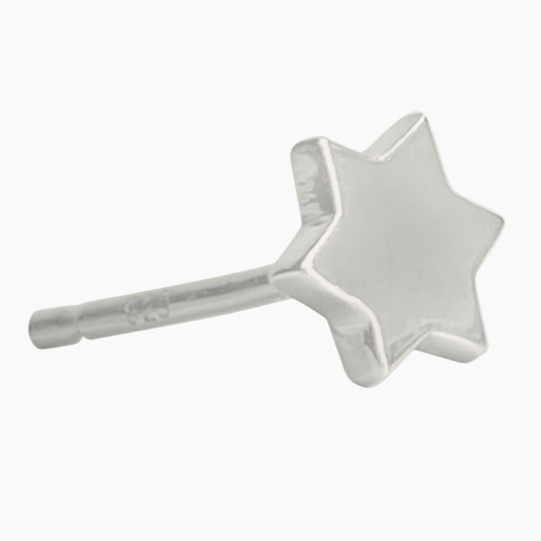 Star of David Earrings in Sterling Silver - Mazi New York Jewelry