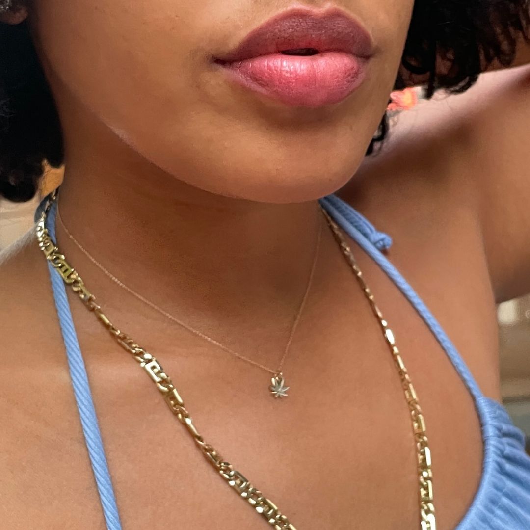 420 Necklace in 14k Gold - Mazi New York-jewelry