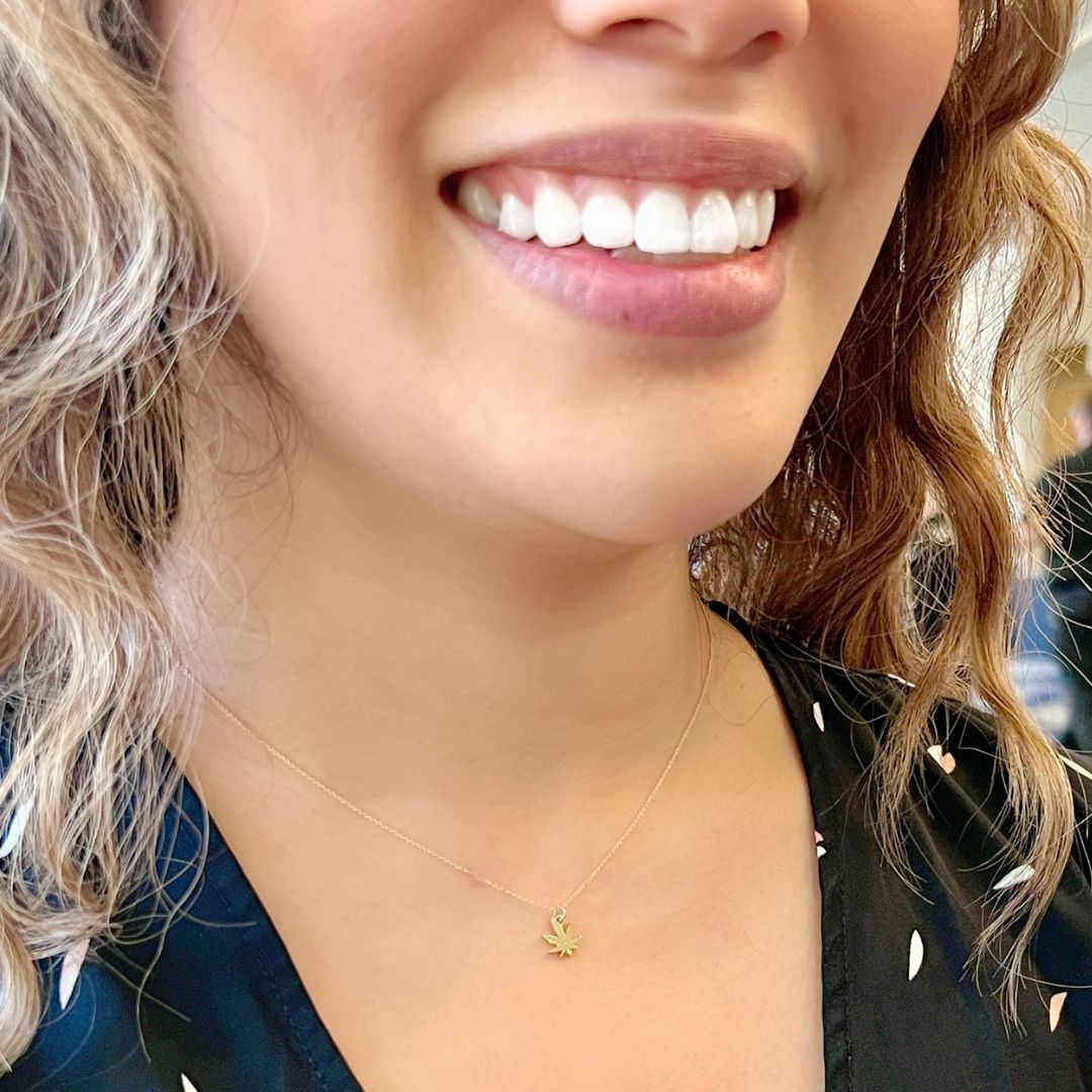 420 Necklace in 14k Gold - Mazi New York-jewelry
