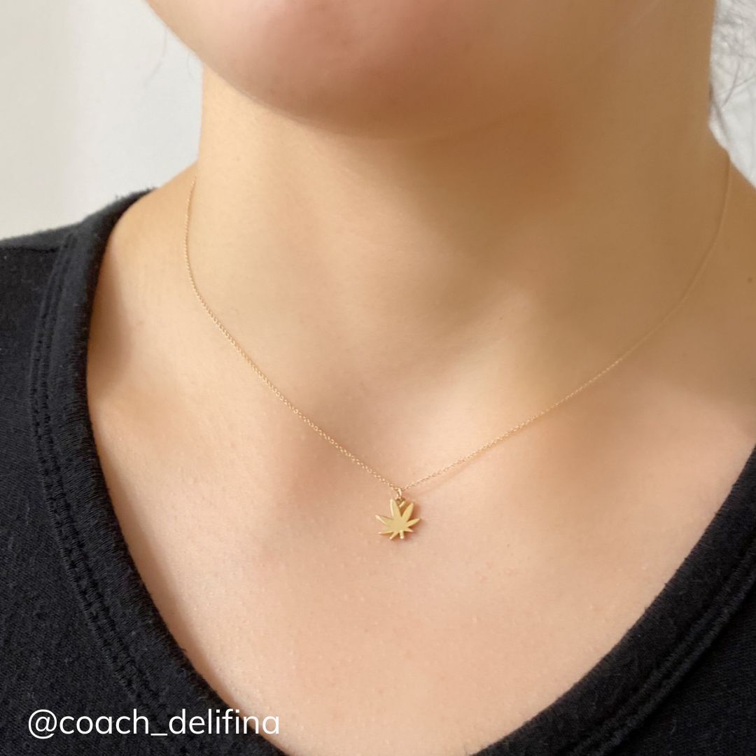 420 Necklace in 14k Gold - Mazi New York-jewelry