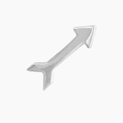 Arrow Earring in Sterling Silver (single earring) - Mazi New York-jewelry