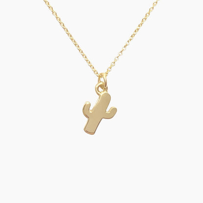 Cactus Necklace in 14k Gold - Mazi New York-jewelry