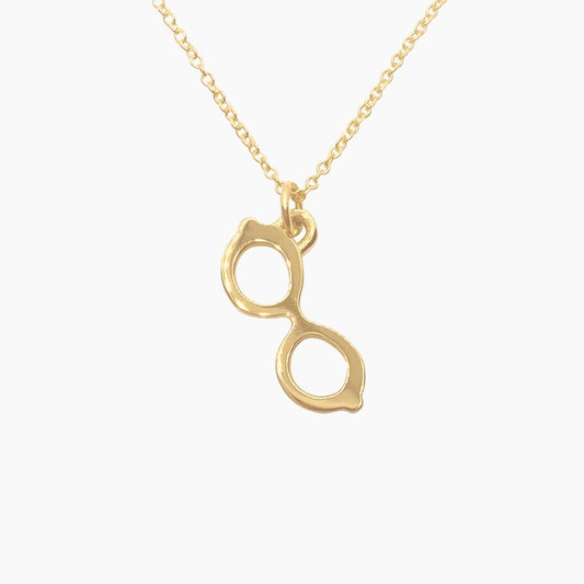 Fashionista Sunglasses Necklace in 14k Gold - Mazi New York-jewelry