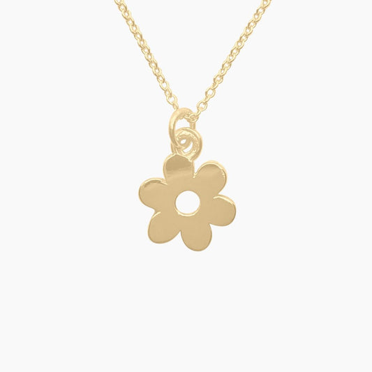Flower Necklace in 14k Gold - Mazi New York-jewelry