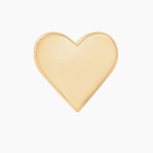 Heart Earring in 14k Gold (single earring) - Mazi New York-jewelry