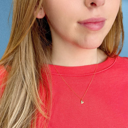 Heart Necklace in 14k Gold - Mazi New York-jewelry