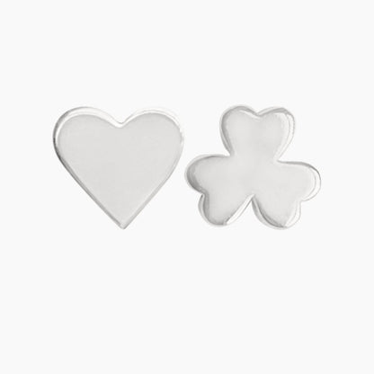 Kiss Me I'm Irish Earrings in Sterling Silver - Mazi New York-jewelry