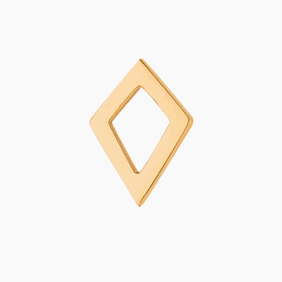 Kite Earring in 14k Gold (single earring) - Mazi New York-jewelry
