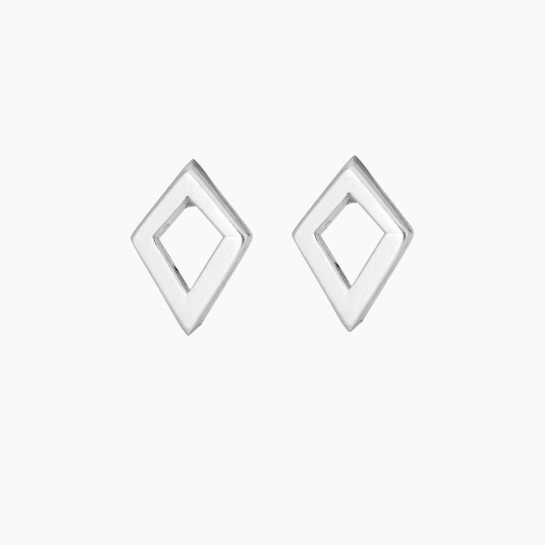 Kite Earrings in Sterling Silver - Mazi New York-jewelry