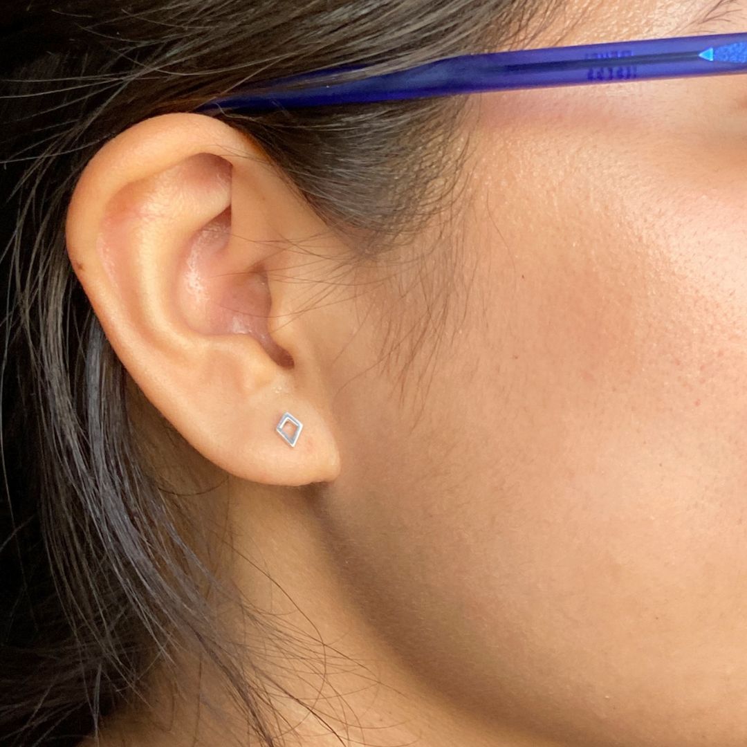 Kite Earrings in Sterling Silver - Mazi New York-jewelry