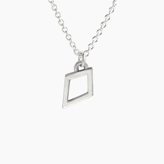 Kite Necklace in Sterling Silver - Mazi New York-jewelry
