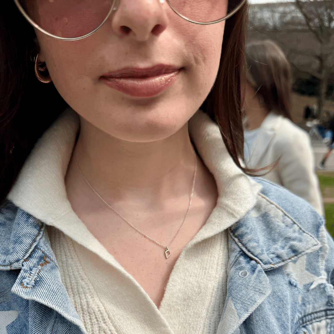 Kite Necklace in Sterling Silver - Mazi New York Jewelry