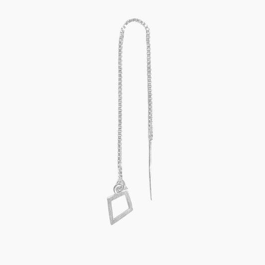 Kite Threader Earring in Sterling Silver (single earring) - Mazi New York-jewelry