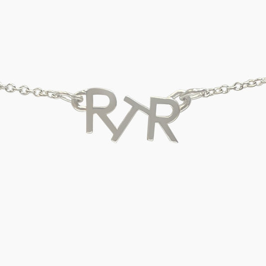 RTR Necklace in Sterling Silver - Mazi New York-jewelry