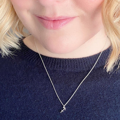 Sagittarius Sign Zodiac Necklace in Sterling Silver - Mazi New York-jewelry