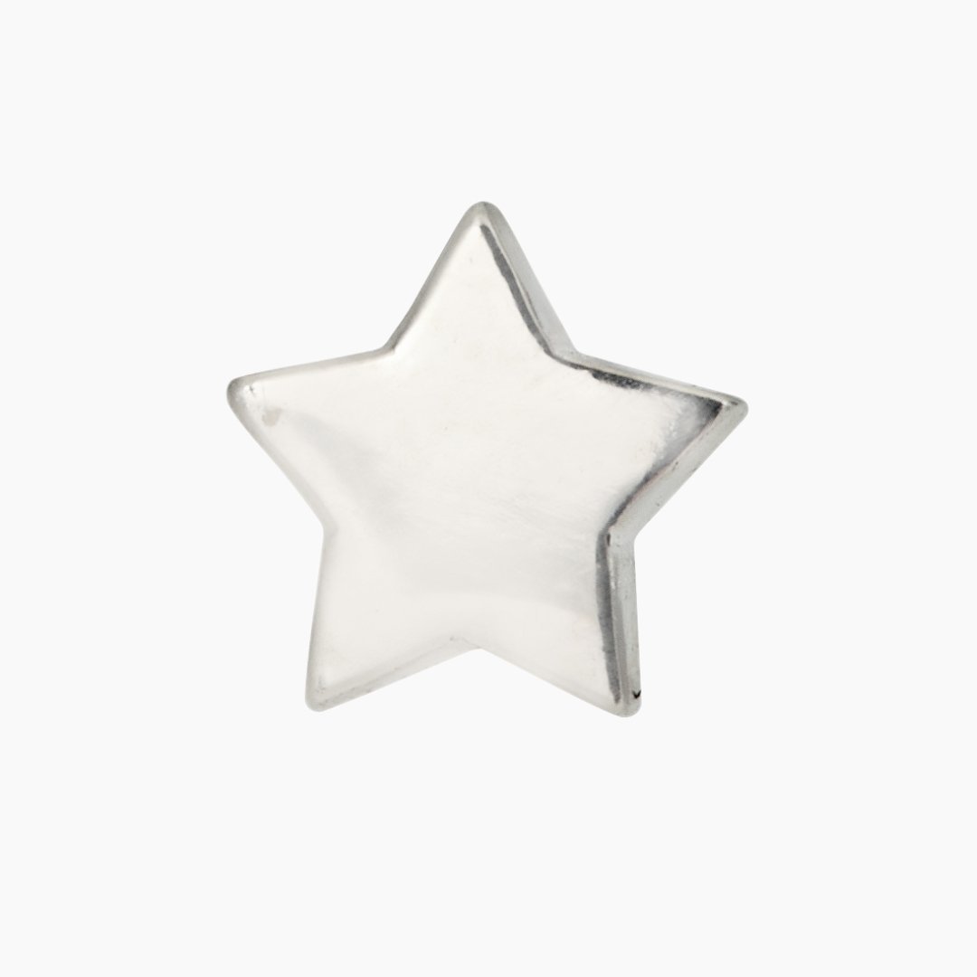 Star Earring in Sterling Silver (single earring) - Mazi New York-jewelry