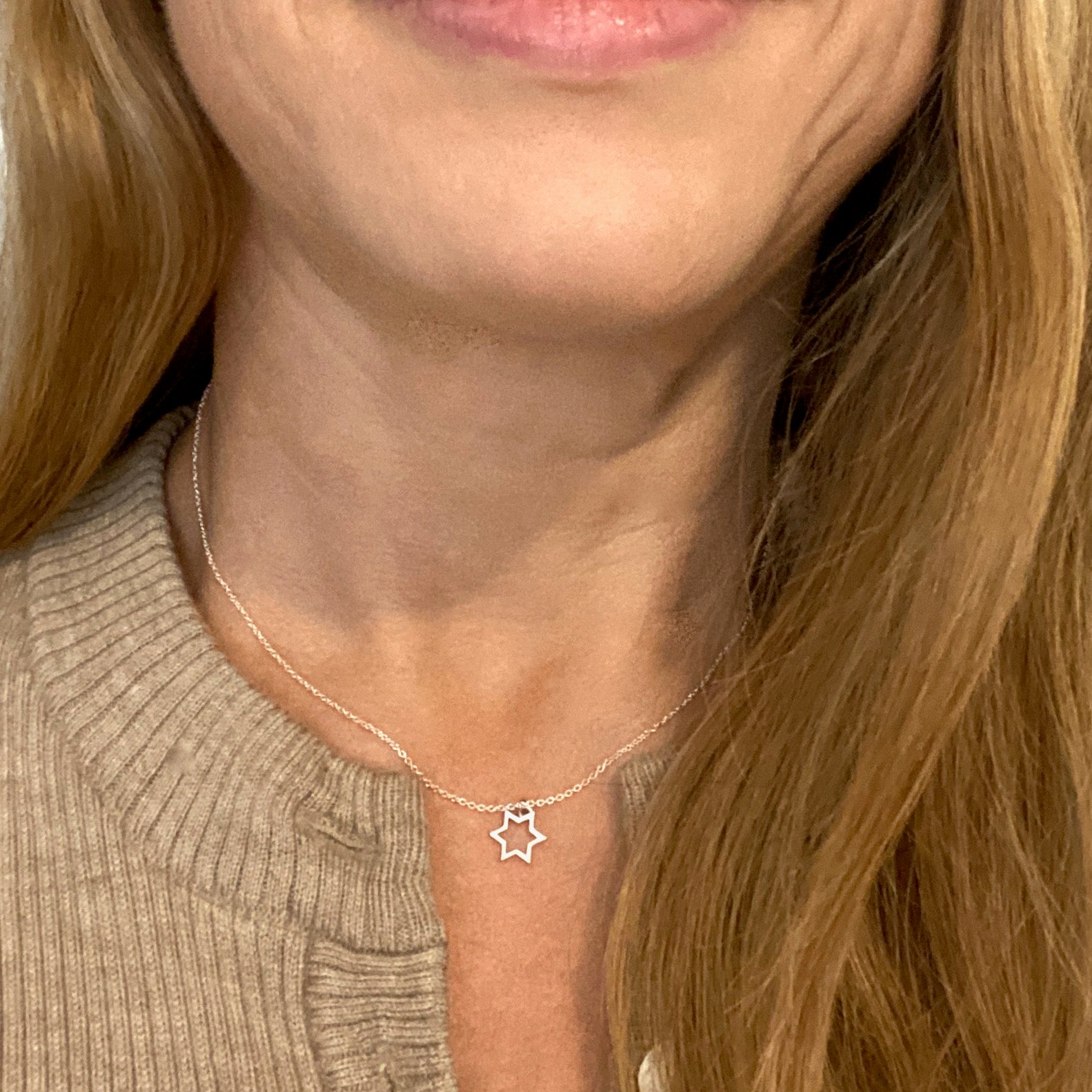 Star of David Necklace in Sterling Silver - Mazi New York Jewelry
