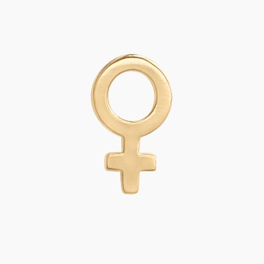Venus Earring in 14k Gold (single earring) - Mazi New York-jewelry