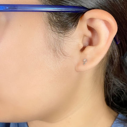 Venus Earring in Sterling Silver (single earring) - Mazi New York-jewelry