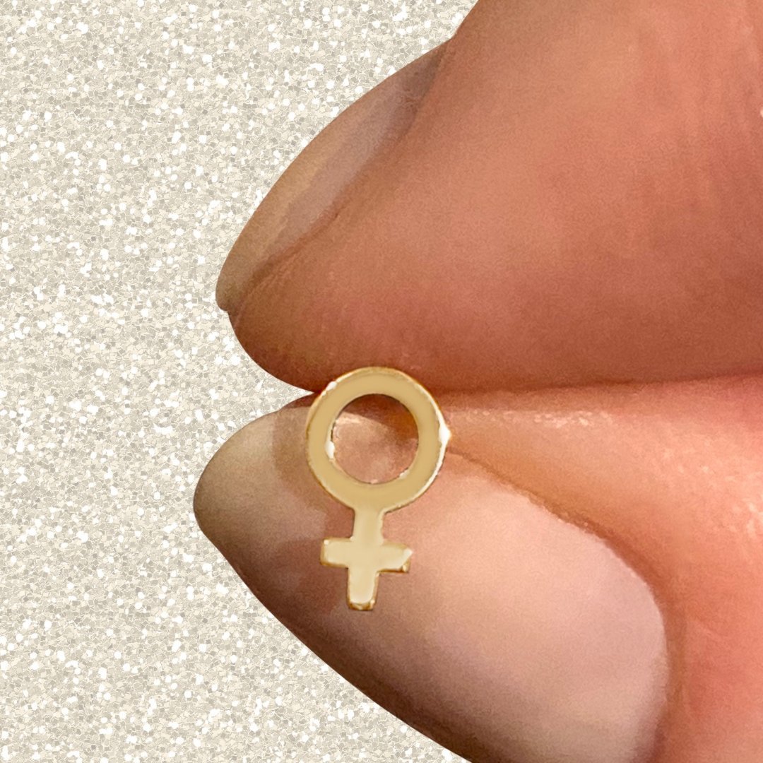 Venus Stud Earrings in 14k Gold - Mazi New York-jewelry