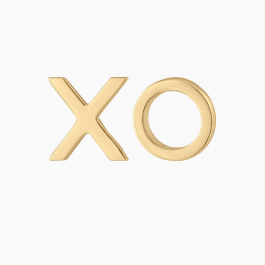 XO Earrings in 14k Gold - Mazi New York-jewelry